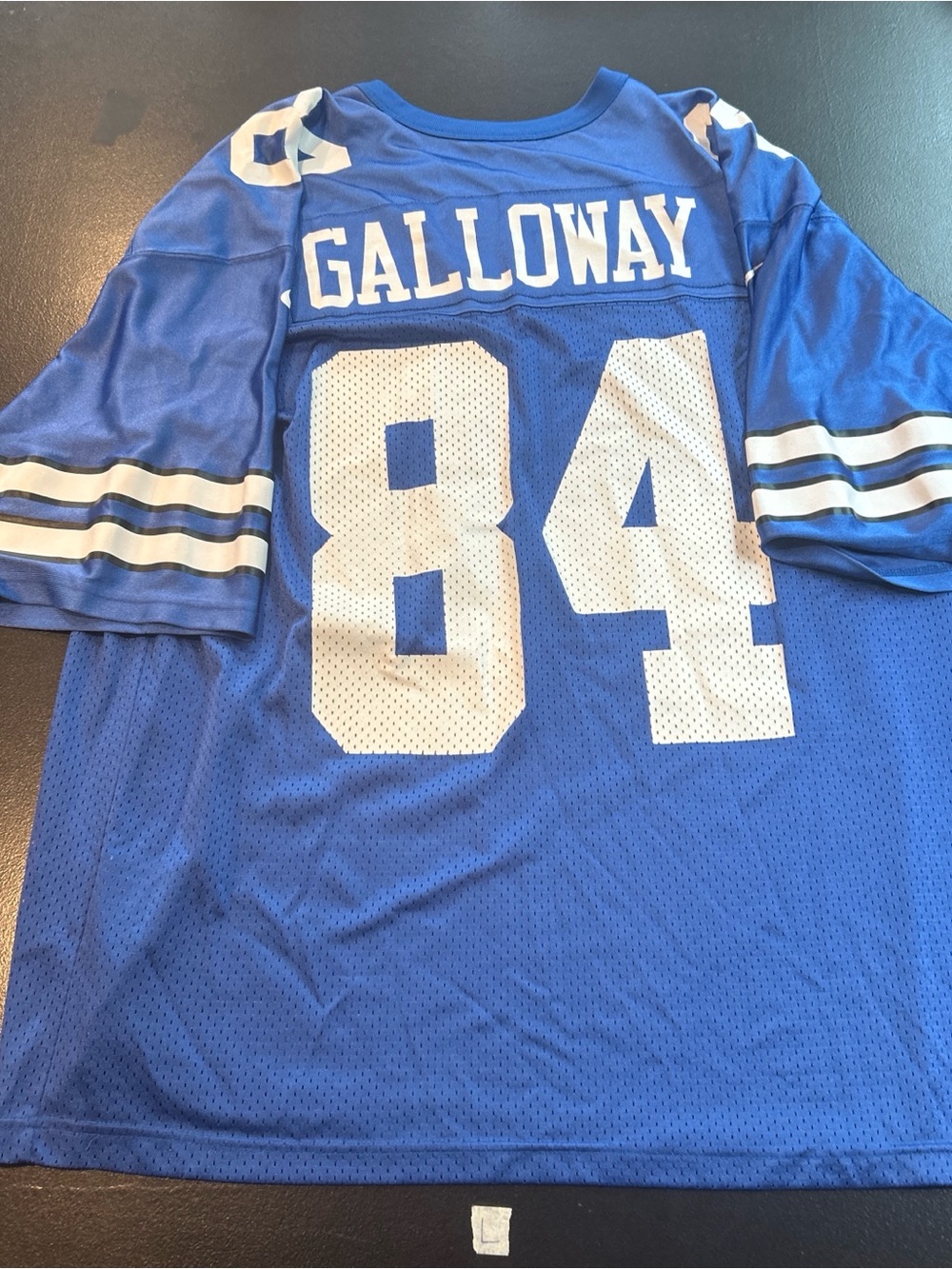 Nike Blue Galloway 84 Mesh Football Jersey